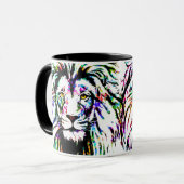 Lion Coffee Tasse - Lion Head Coffee Cup (Vorderseite Links)