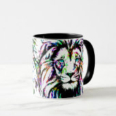 Lion Coffee Tasse - Lion Head Coffee Cup (VorderseiteRechts)
