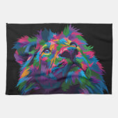 Lion Colorful Lion Head Geschirrtuch (Horizontal)