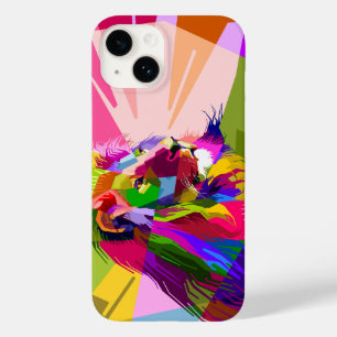 Lion Colorful Prismatischer Pop Art Design-62501 Case-Mate iPhone 14 Hülle