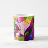 Lion Colorful Prismatischer Pop Art Design-62501 Kaffeetasse (Mittel)