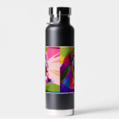 Lion Colorful Prismatischer Pop Art Design-62501 Trinkflasche (Rechts)
