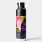Lion Colorful Prismatischer Pop Art Design-62501 Trinkflasche (Links)