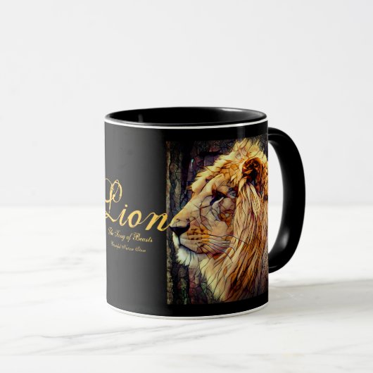 Lion [Combo Mug] Tasse (VorderseiteRechts)