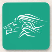 Lion Coster benutzerdefinierte Farben Getränkeuntersetzer (Vorderseite)