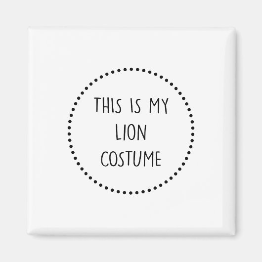 Lion Costume Magnet (Vorne)