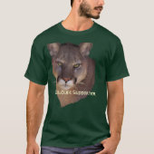 LION Cougar, Big Cat Wildlife T - Shirt (Vorderseite)