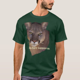 LION Cougar, Big Cat Wildlife T - Shirt