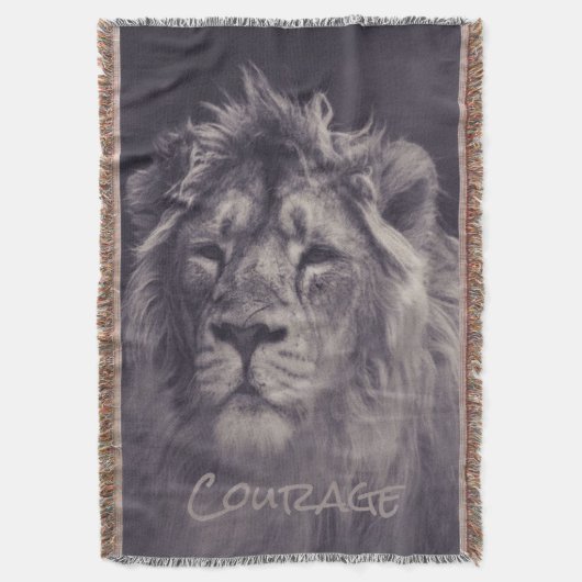 Lion Courage King of the Dschungel Decke (Vorderseite Vertikal)
