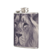 Lion Courage King of the Dschungel Flachmann (Links)