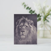 Lion Courage King of the Dschungel Postkarte (Stehend Vorderseite)