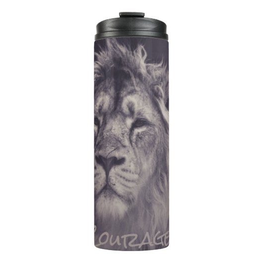 Lion Courage King of the Dschungel Thermosbecher (Vorderseite)