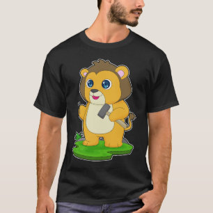 Lion Craftsman Hammer Nail T-Shirt