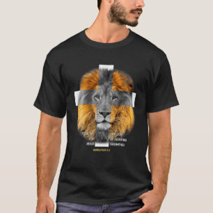 Lion Cross Jesus Christlicher Herr Gott glauben, F T-Shirt