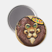 Lion Crown Magnet (Vorderseite/Rückseite)