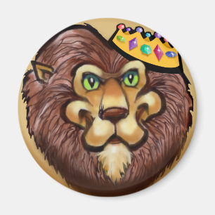 Lion Crown Magnet