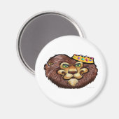 Lion Crown Magnet (Vorderseite/Rückseite)