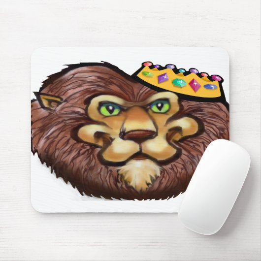 Lion Crown Mousepad (Mit Mouse)