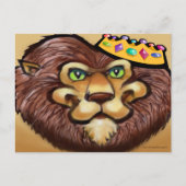 Lion Crown Postkarte (Vorderseite)