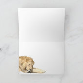 Lion & Cub Card Karte (Innenseite)