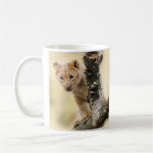 Lion Cub CLimbing Tree Personalised Photo Kaffeetasse (Links)