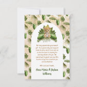 Lion Cub Ein kleiner König ist auf dem Weg zur Bab Dankeskarte (Rückseite)