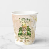 Lion Cub Ein kleiner König ist auf dem Weg zur Bab Pappbecher (Rückseite)