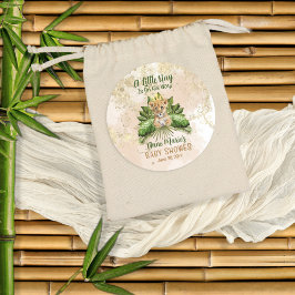 Lion Cub Ein kleiner König ist auf dem Weg zur Bab Runder Aufkleber