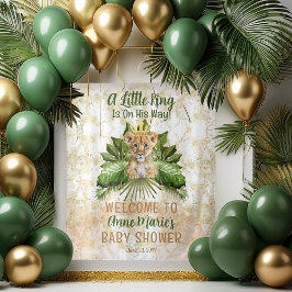 Lion Cub Ein kleiner König ist auf dem Weg zur Bab Wandteppich