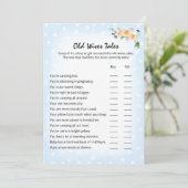 Lion Cub Floral Blau Alte Ehefrauen Male Duschensp Programm (Stehend Vorderseite)