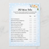 Lion Cub Floral Blau Alte Ehefrauen Male Duschensp Programm (Vorderseite)