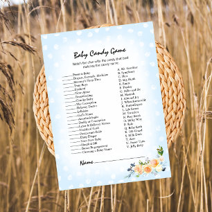 Lion Cub Floral Blue Baby Candy Showspiel Programm