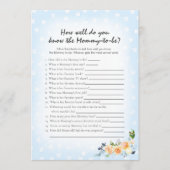 Lion Cub Floral Blue, der Mama das beste Spiel ken Programm (Vorderseite)