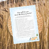 Lion Cub Floral Blue, der Mama das beste Spiel ken Programm