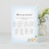 Lion Cub Floral Blue, mein Mama-Duschspiel Programm (Stehend Vorderseite)