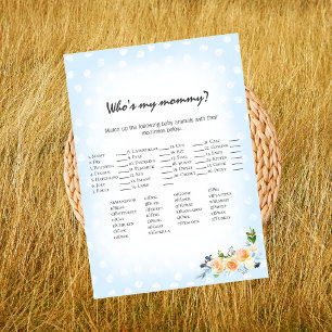 Lion Cub Floral Blue, mein Mama-Duschspiel Programm