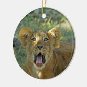 Lion Cub Keramikornament (Links)