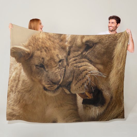 LION CUB KÜCHE AUF VATERS NASE FLEECEDECKE (Beispiel)