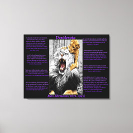 Lion Cub Leinwanddruck