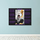 Lion Cub Leinwanddruck (Insitu (Holzboden))