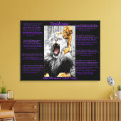 Lion Cub Leinwanddruck (Insitu (Wohnzimmer))