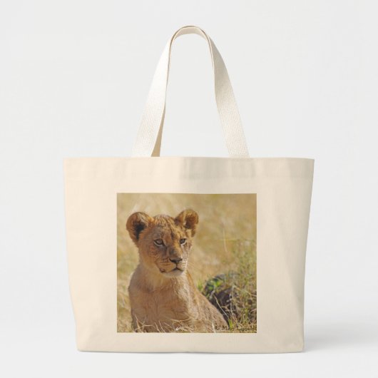 Lion Cub Nah-up Jumbo Stoffbeutel (Vorne)