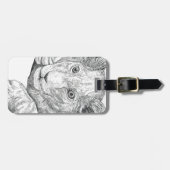 Lion Cub Pen und Tinte Gepäckanhänger (Vorderseite horizontal)