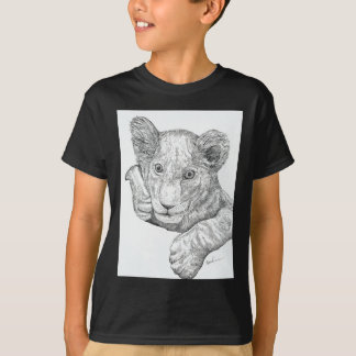 Lion Cub Pen und Tinte T-Shirt