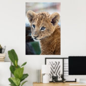Lion Cub Poster (Heimbüro)
