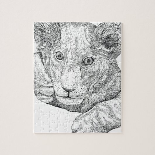 Lion Cub Puzzle (Vertikal)