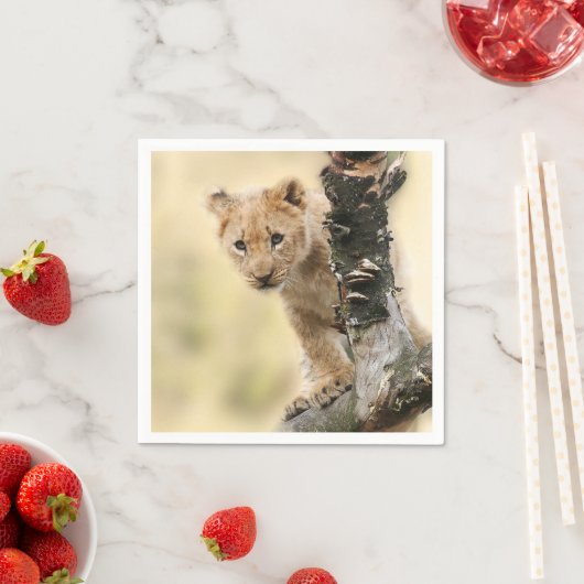 Lion Cub Serviette (Beispiel)