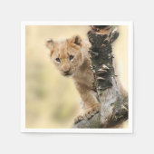 Lion Cub Serviette (Vorderseite)