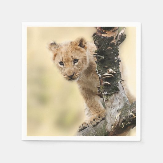 Lion Cub Serviette (Vorderseite)