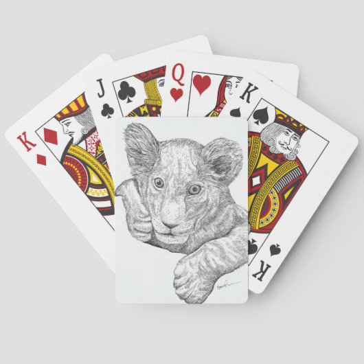 Lion Cub Spielkarten (Rückseite)